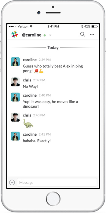 #DinosaurEmoji at Slack